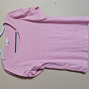 women's pink blouse